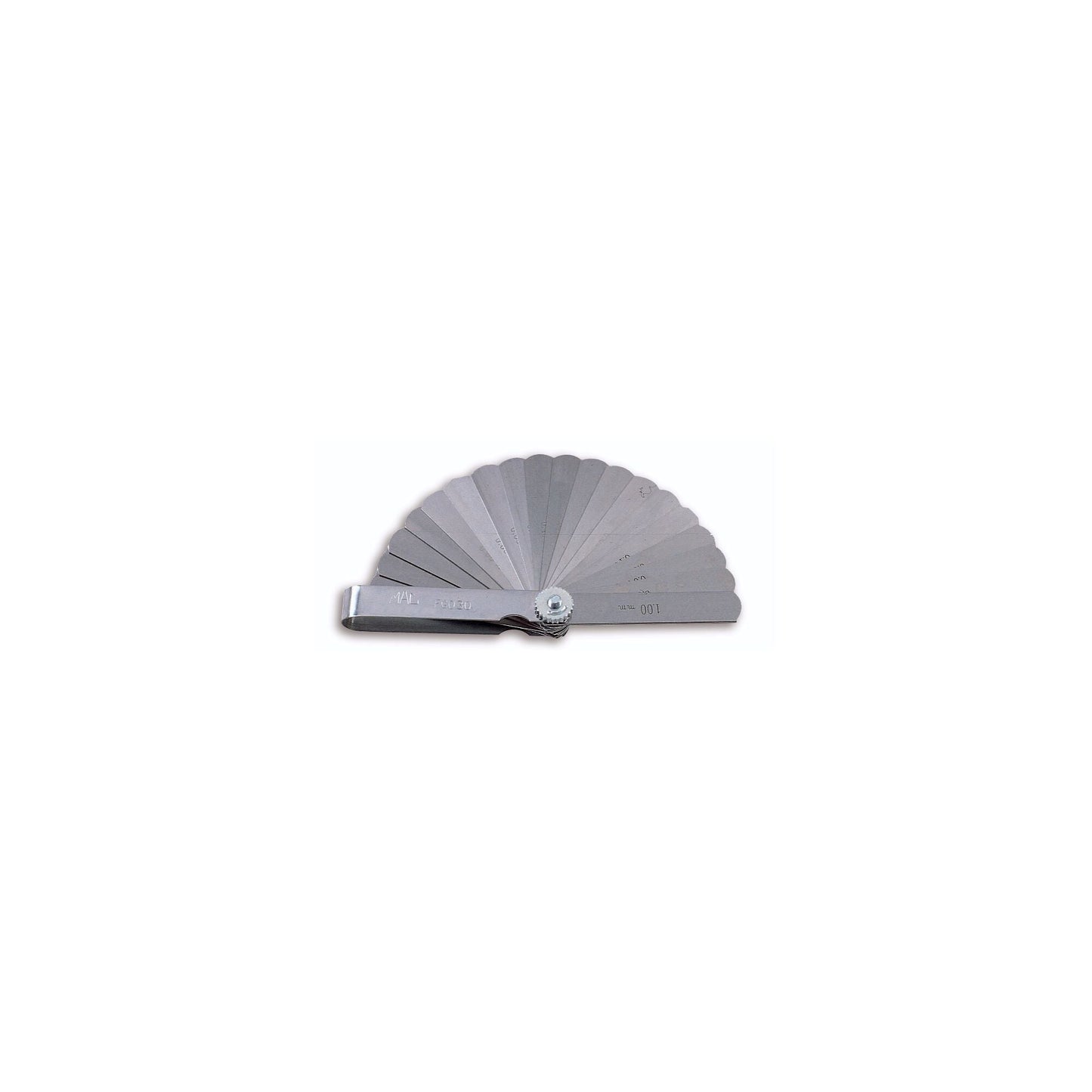 25-Blade Metric Universal Master Feeler Gauge Set