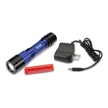 Rechargeable Pro LED Flashlight - Black