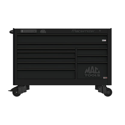 Macsimizer® Series 10-Drawer Workstation with PowerTech™ Drawer - Flat Black