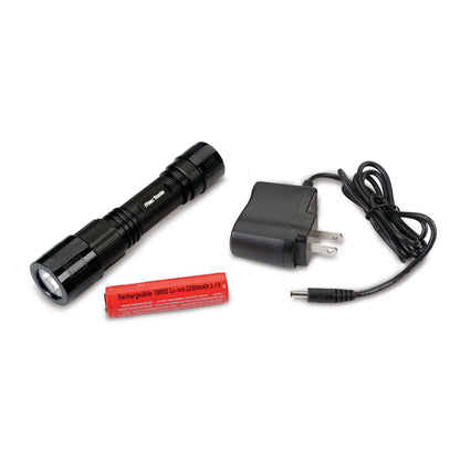 Rechargeable Pro LED Flashlight - Black