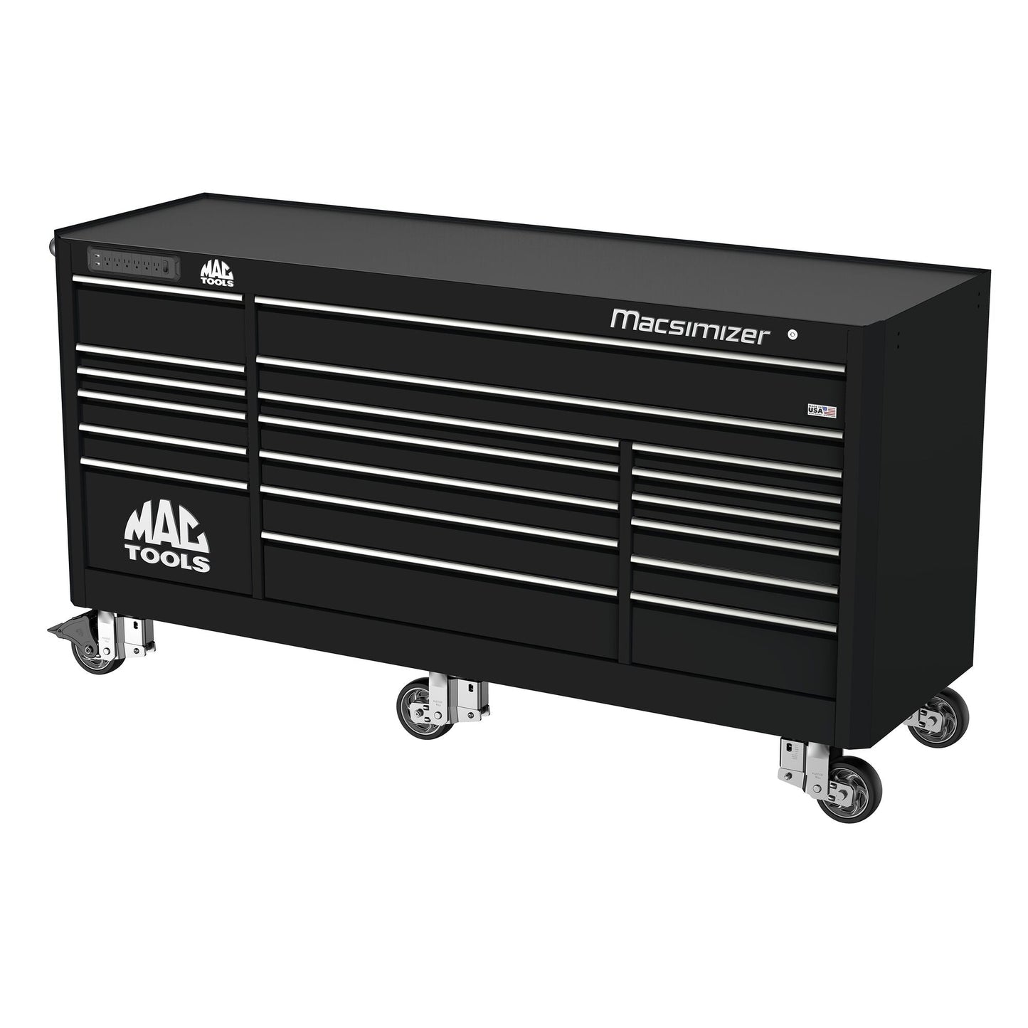 Macsimizer® 19-Drawer Workstation - Galaxy Black