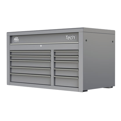 Tech™ Series 10-Drawer Top Chest - Mica Gray