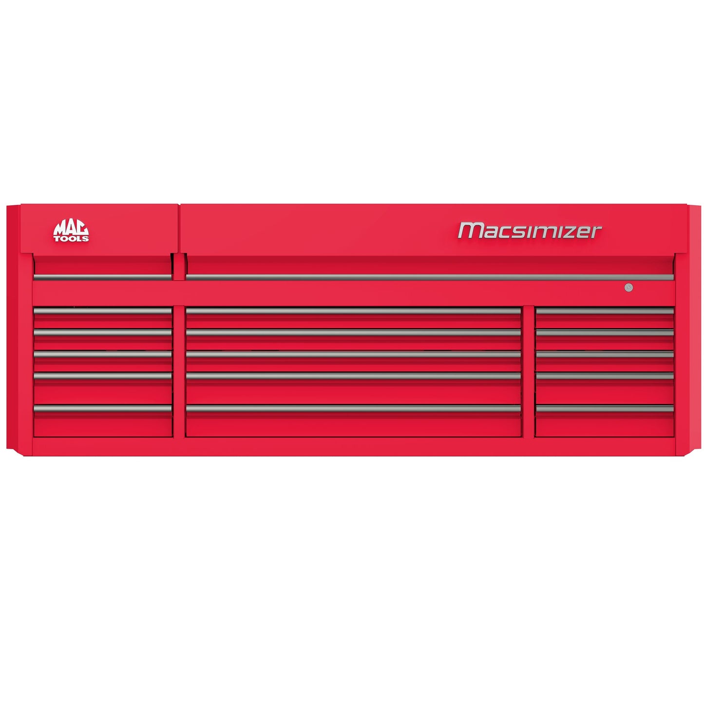 Macsimizer® 15-Drawer Top Chest - Firebrick Red