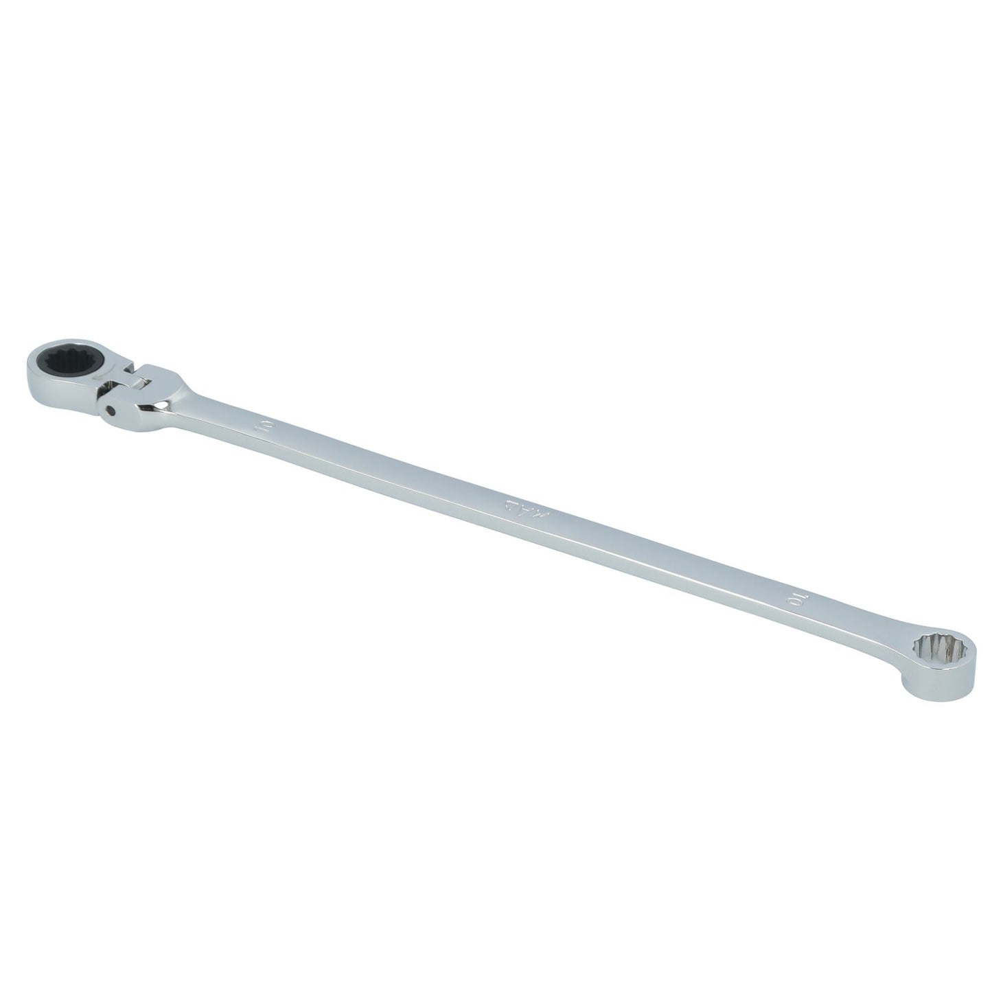 10mm XL Double Box Flex Head Ratcheting Wrench - 12 pt.