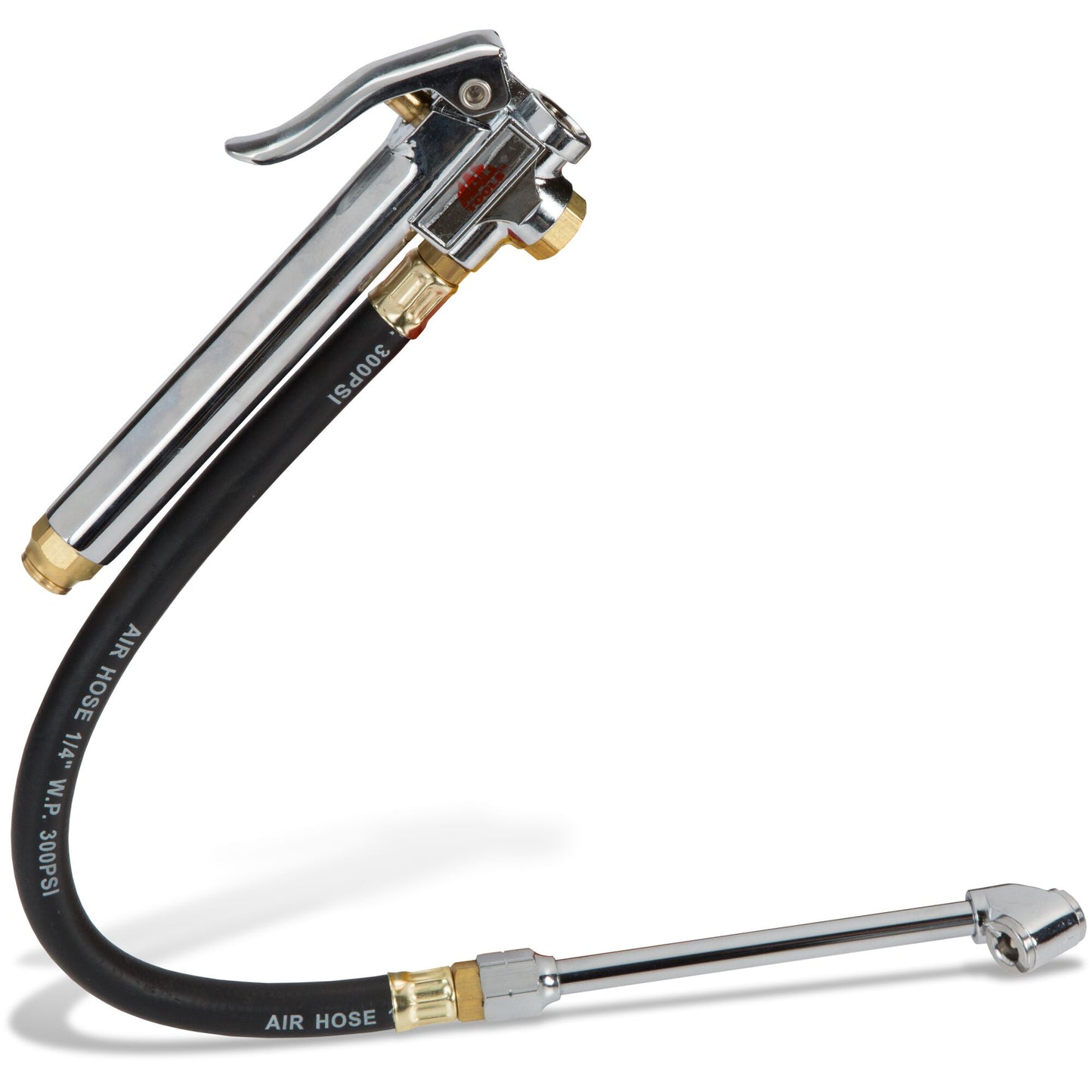 Jauge de gonflage avec mandrin à double pied