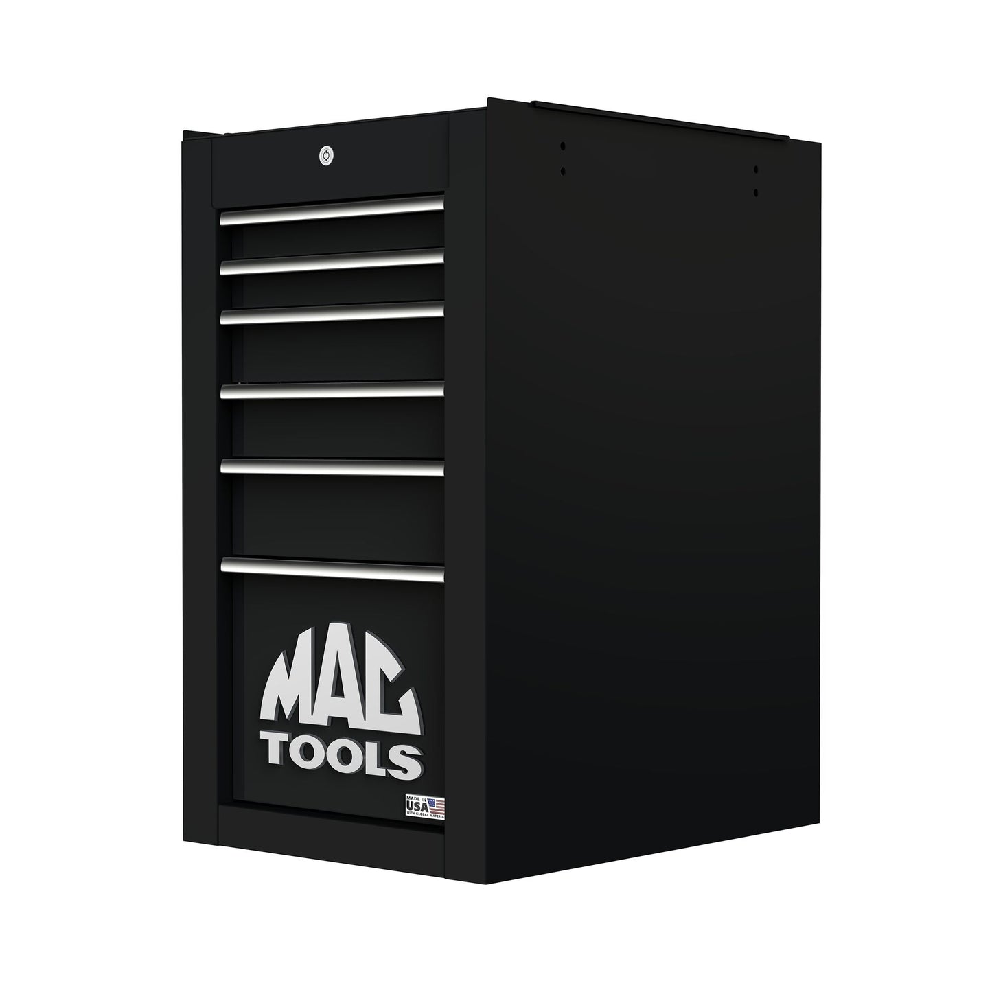 Tech™ Series 6-Drawer Side Cabinet with PowerTech™ Drawer - Galaxy Black