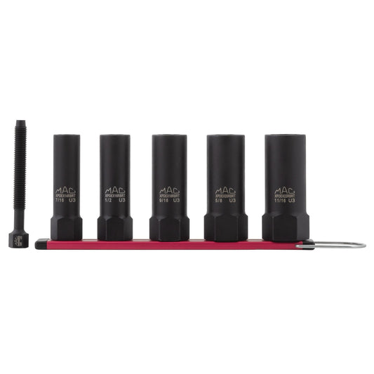 Jeu de 5 douilles d'extracteur profond RBRT™ SAE à entraînement 3/8" pour extraction de corps étrangers (FOR)