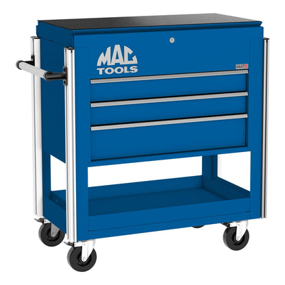 5-Drawer Utility Cart w/ Full Lid - Sapphire Blue