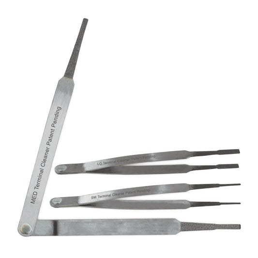 3-PC. Kit de nettoyage de bornes électriques Diamond-Tip