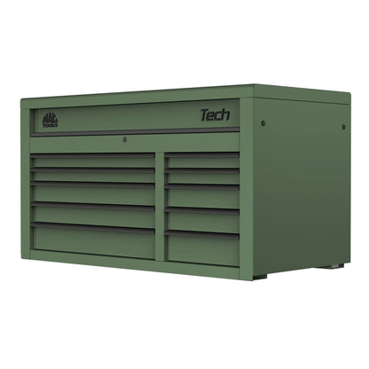 Tech™ Series 10-Drawer Top Chest - Olive Green
