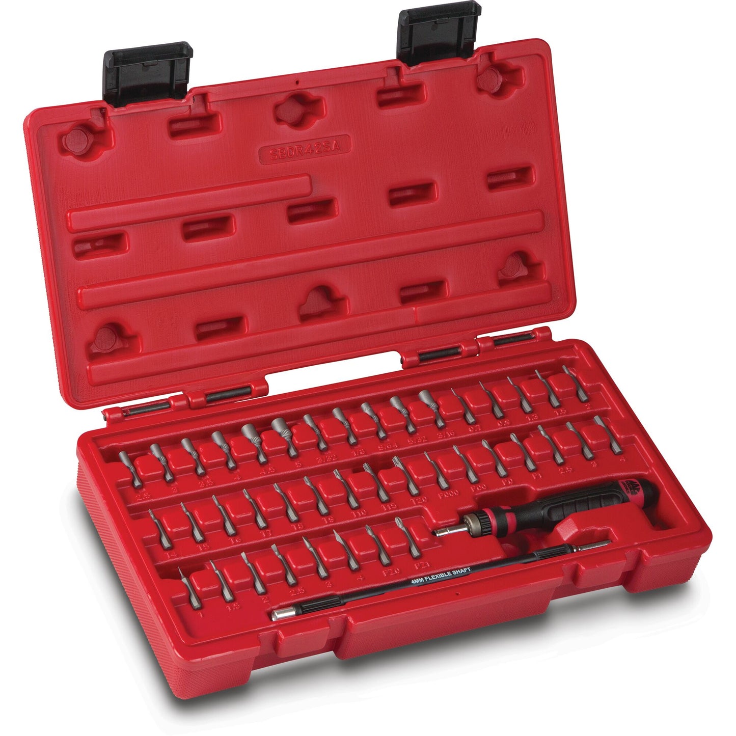 42-PC. Jeu de tournevis à cliquet de précision Mac-Grip™ à entraînement hexagonal 1/8"