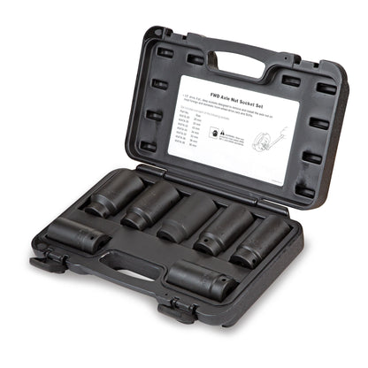 7-PC. Jeu de douilles pour écrou d'essieu FWD