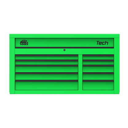 Tech™ Series 10-Drawer Top Chest - Lime Green