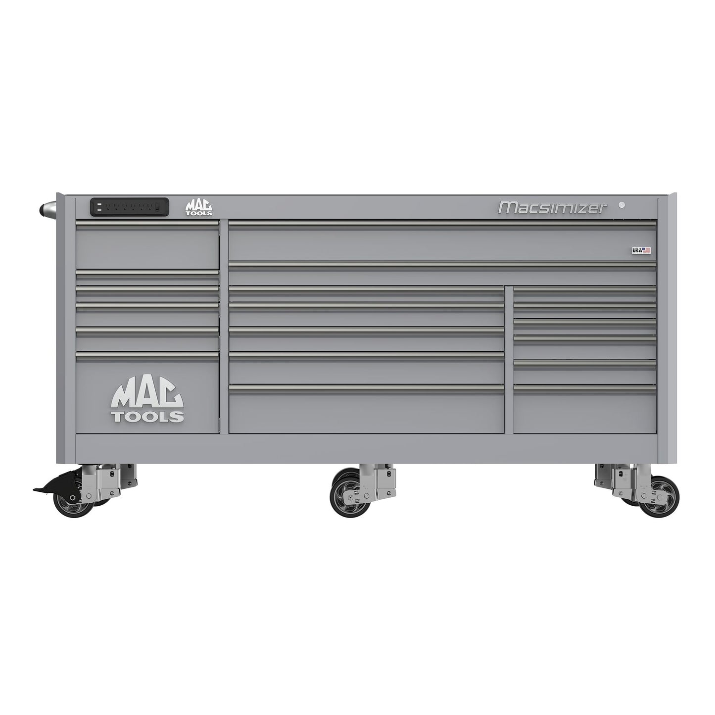 Macsimizer® 19-Drawer Workstation - Mica Gray