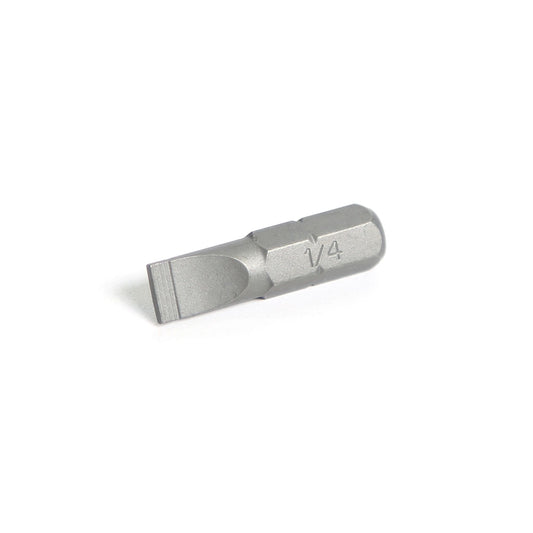 1/4" Hex Drive Slotted Bit 1" - 1/4"