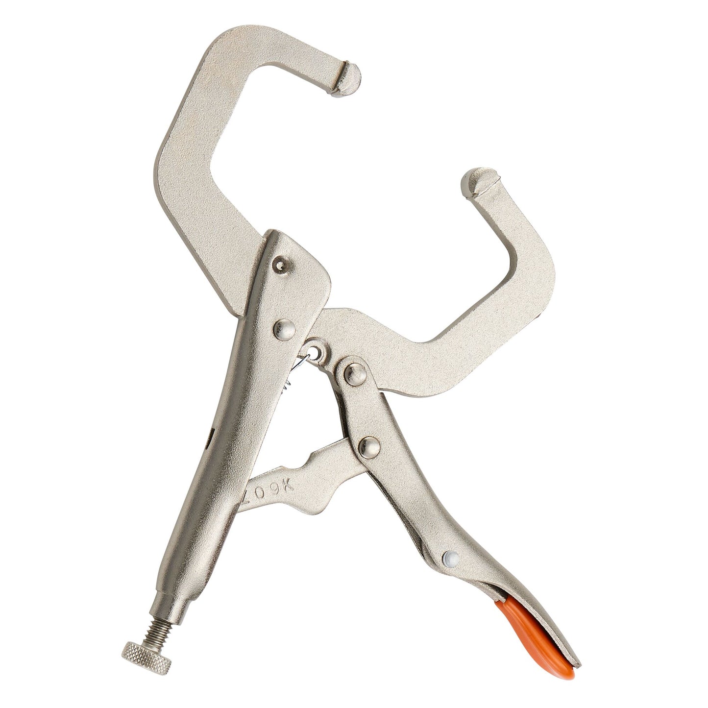 6" C-Clamp Trigger Release Locking Pliers - Orange