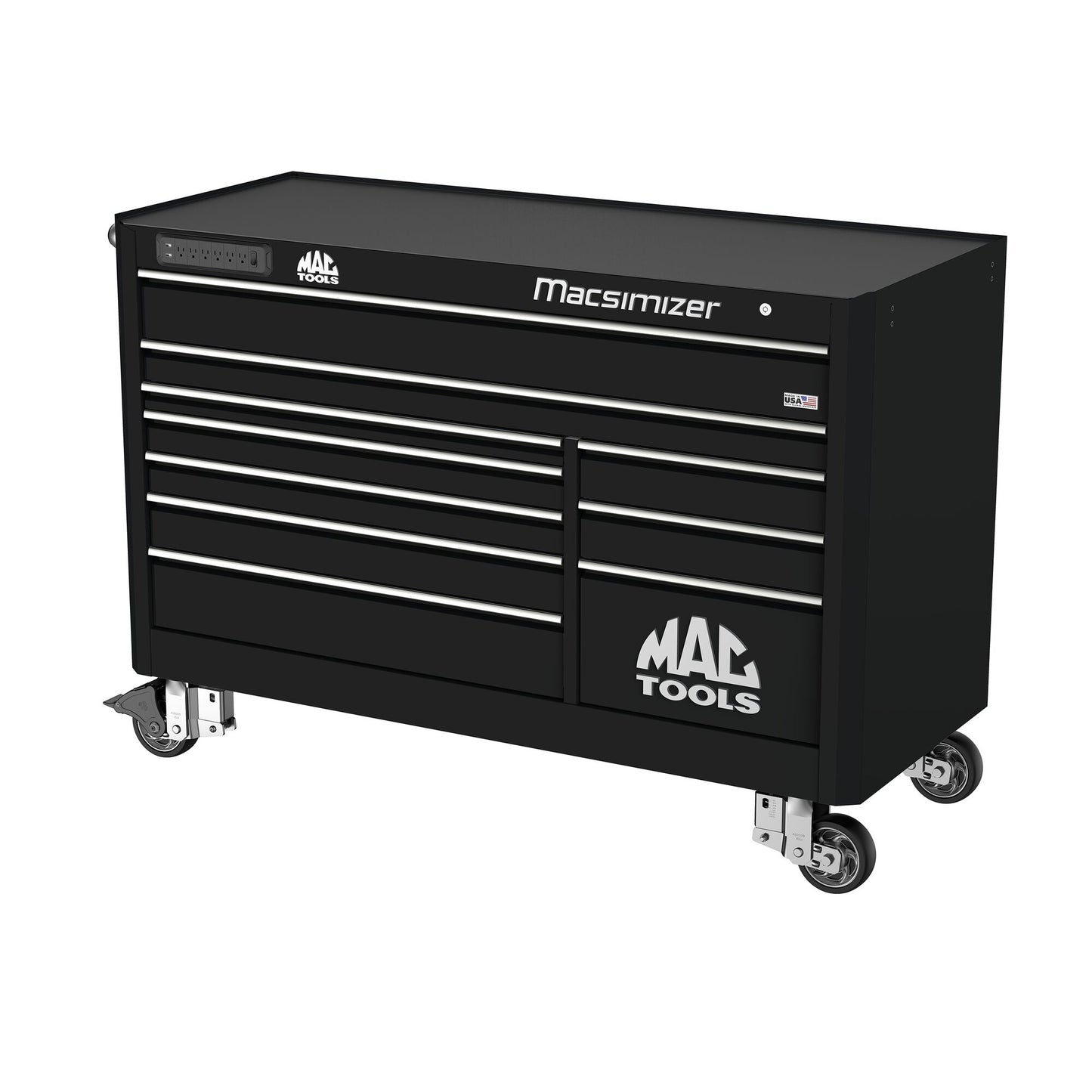 Macsimizer® 10-Drawer Workstation - Galaxy Black