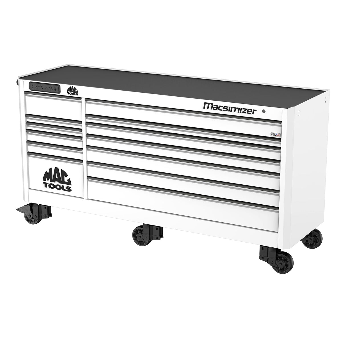 Macsimizer® 13-Drawer Workstation - Titanium White