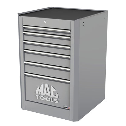 Macsimizer® 6-Drawer Side Box with PowerTech™ Drawer - Mica Gray