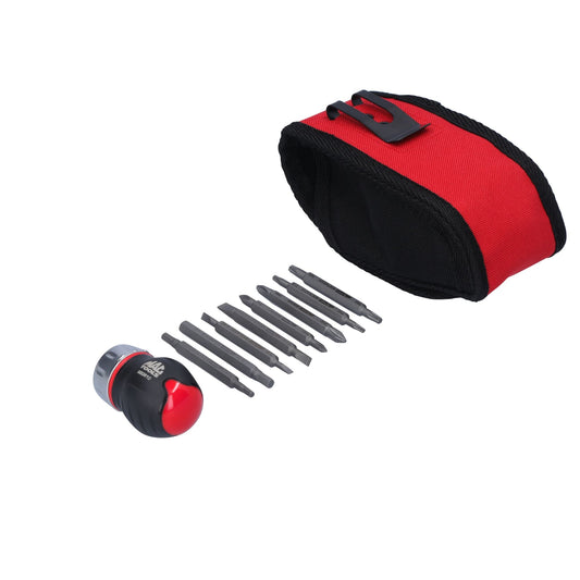 17-PC. JEU DE TOURNEVIS COURTS À CLIQUET