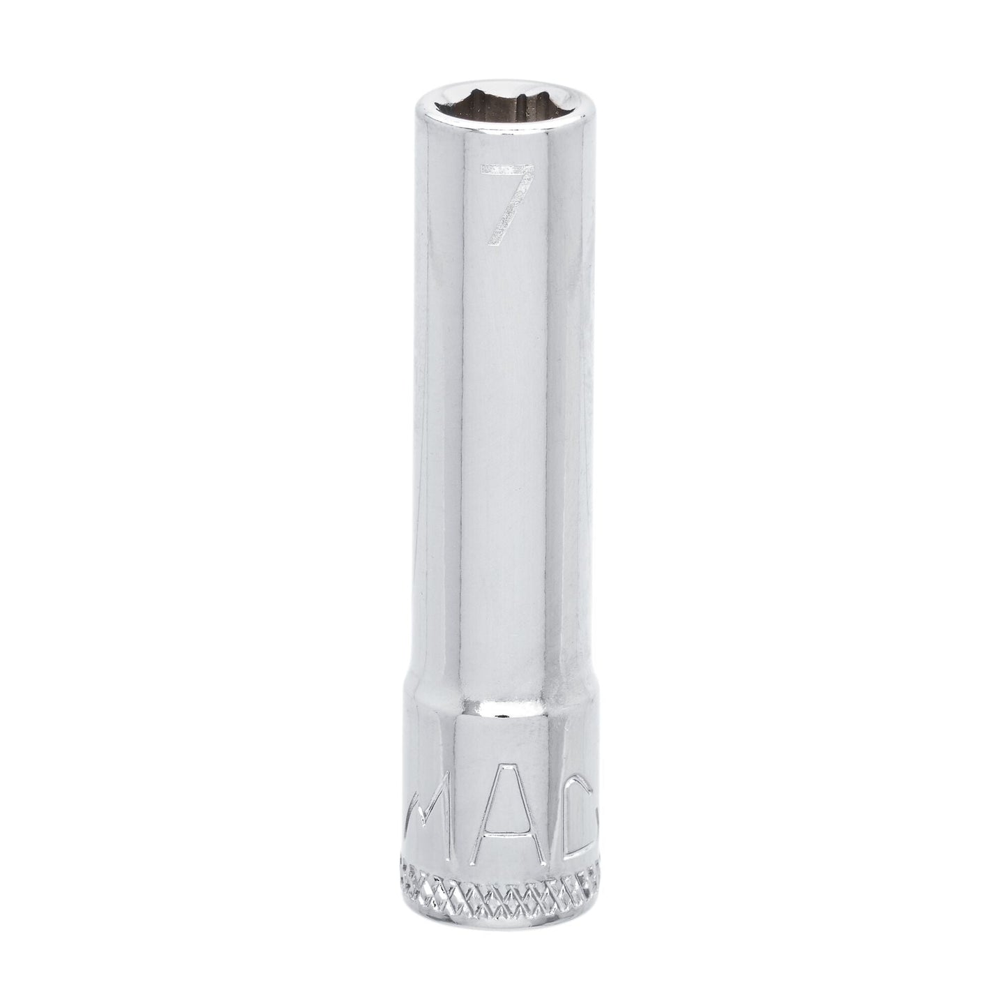 1/4" Drive Deep Non-Slip Socket 7mm - 6-PT.
