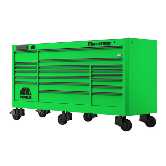 Macsimizer® 19-Drawer Workstation - Lime Green