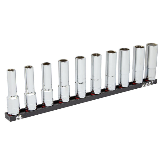 10-PC. 1/2" Drive Deep Metric R.B.R.T.™ Socket Set