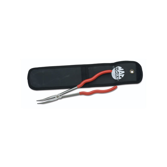 Pliers, "Super Grip" Series Long Reach 45° Bent Nose