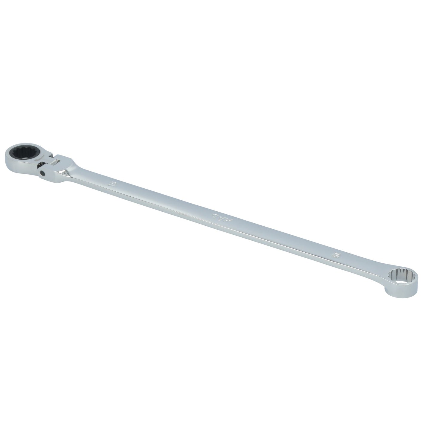 15mm XL Double Box Flex Head Ratcheting Wrench - 12 pt.