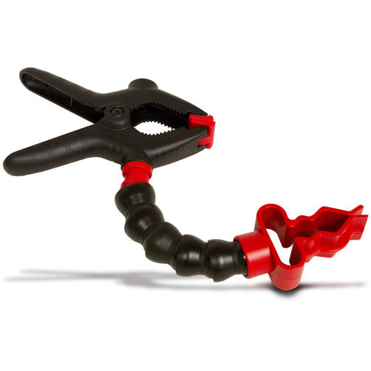 Support de lumière flexible avec pince à ressort