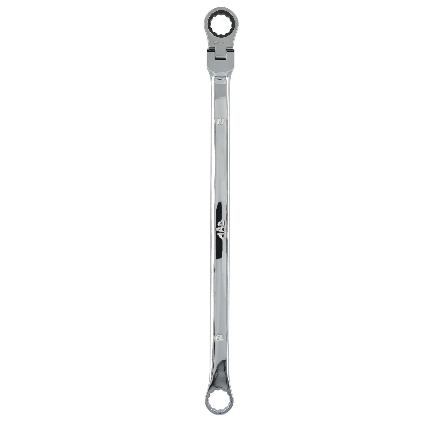 19mm XL Double Box Flex Head Ratcheting Wrench - 12 pt.