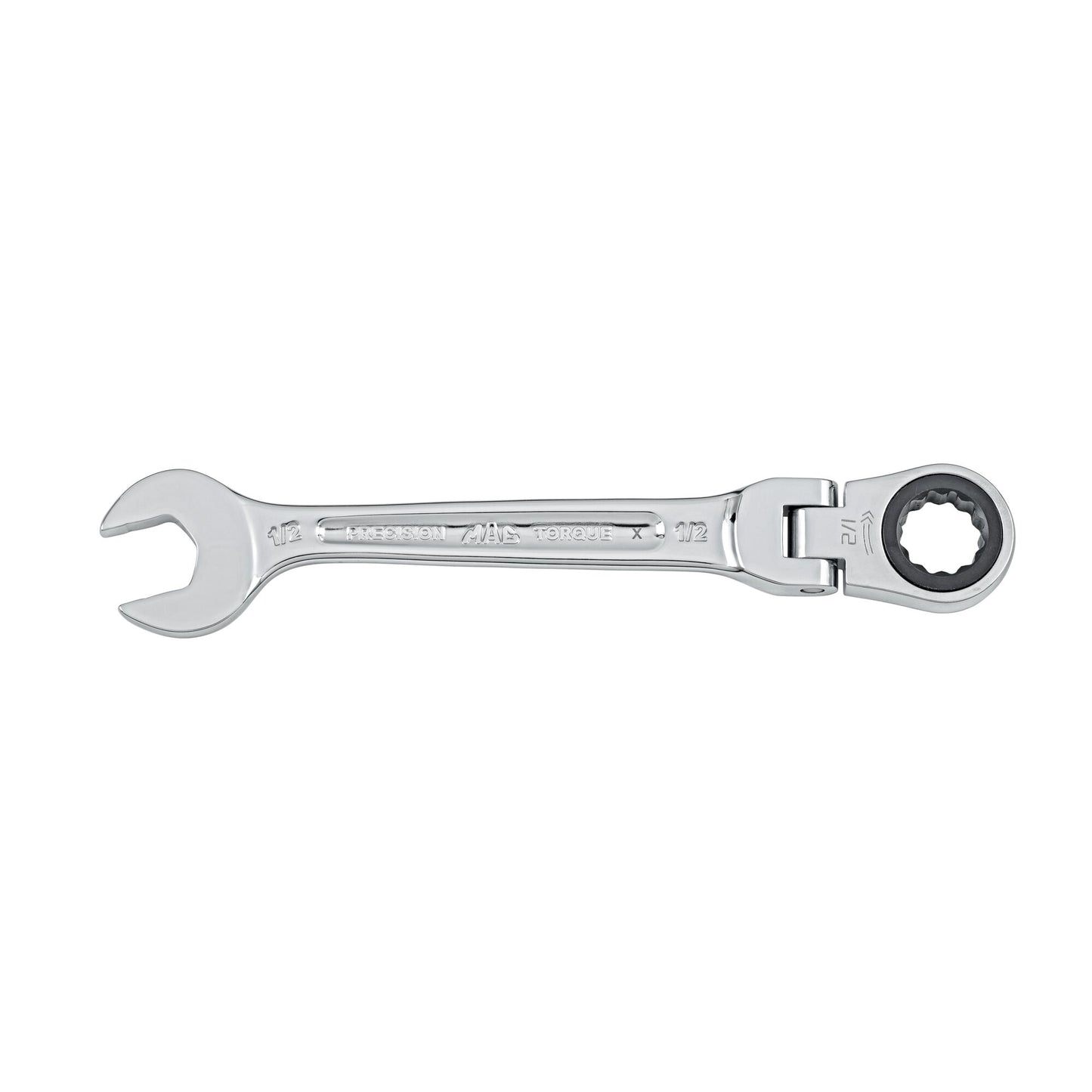 Flexible-Head Ratcheting Wrench 1/2" - 12-PT.