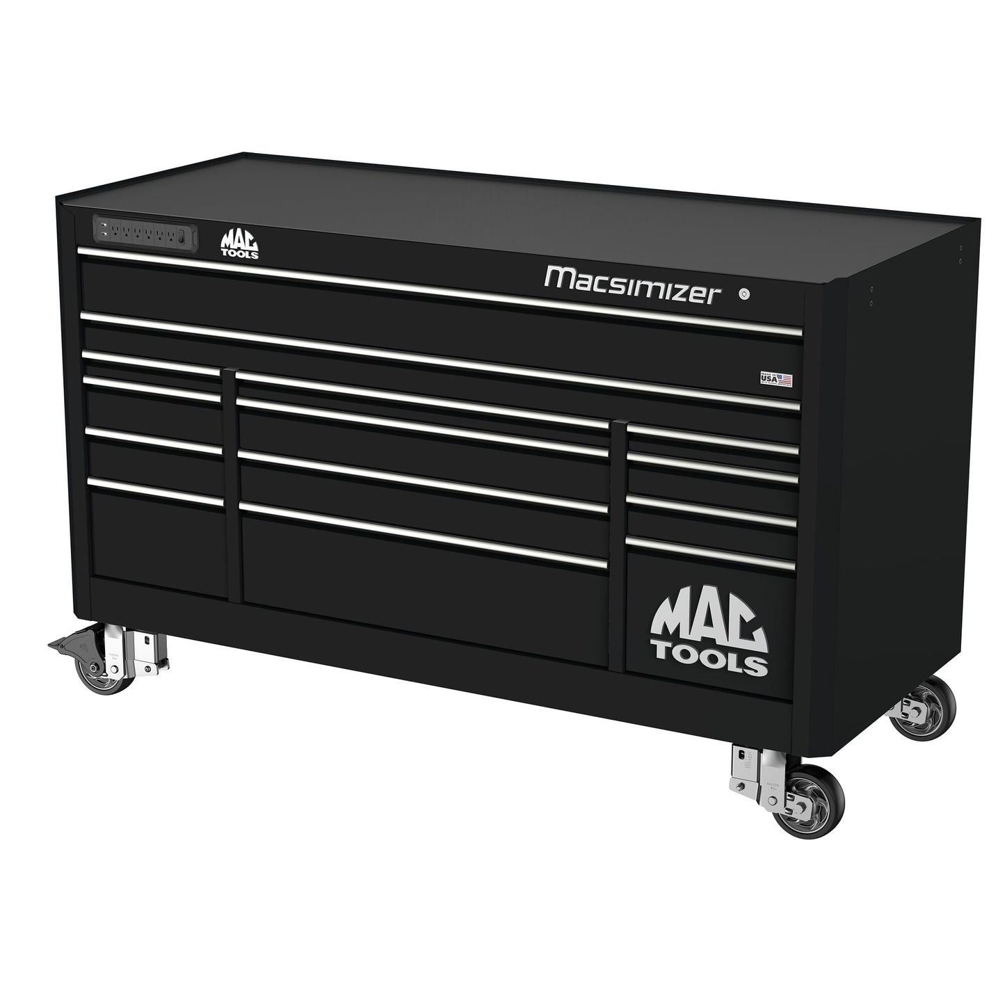 Macsimizer® 14-Drawer Workstation - Flat Black