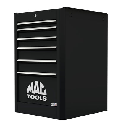 Macsimizer® 6-Drawer Side Box with PowerTech™ Drawer - Flat Black