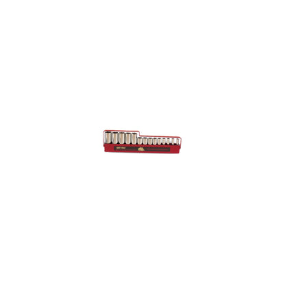 Socket Set, Deep Metric in Metal Tray 3/8" Drive - 14-PC.