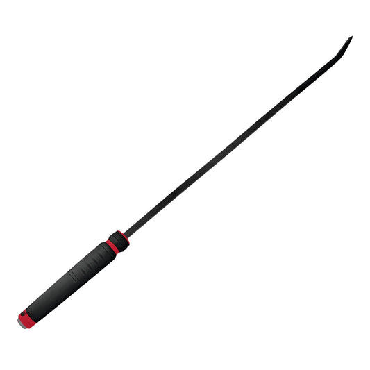 Capped Comfort-Handle 5/8" Curved-Head Pry Bar 36" Red