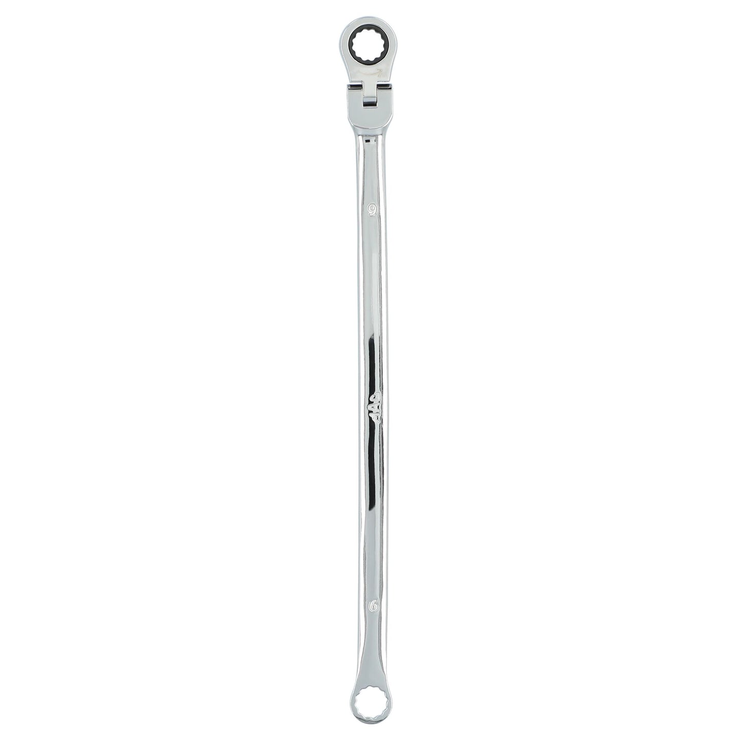 8mm XL Double Box Flex Head Ratcheting Wrench - 12 pt.