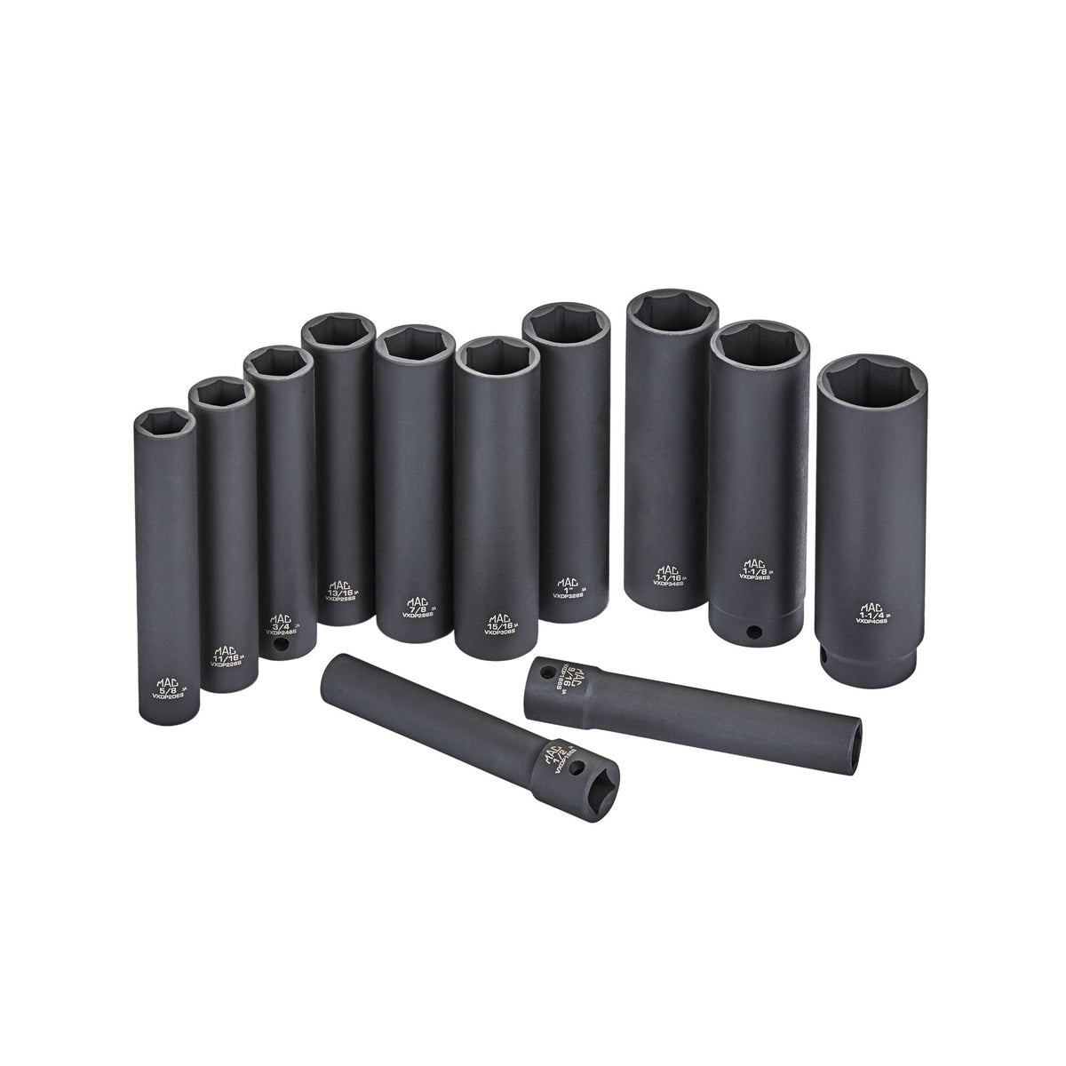12p SAE Xtra Dp Impact Sockets