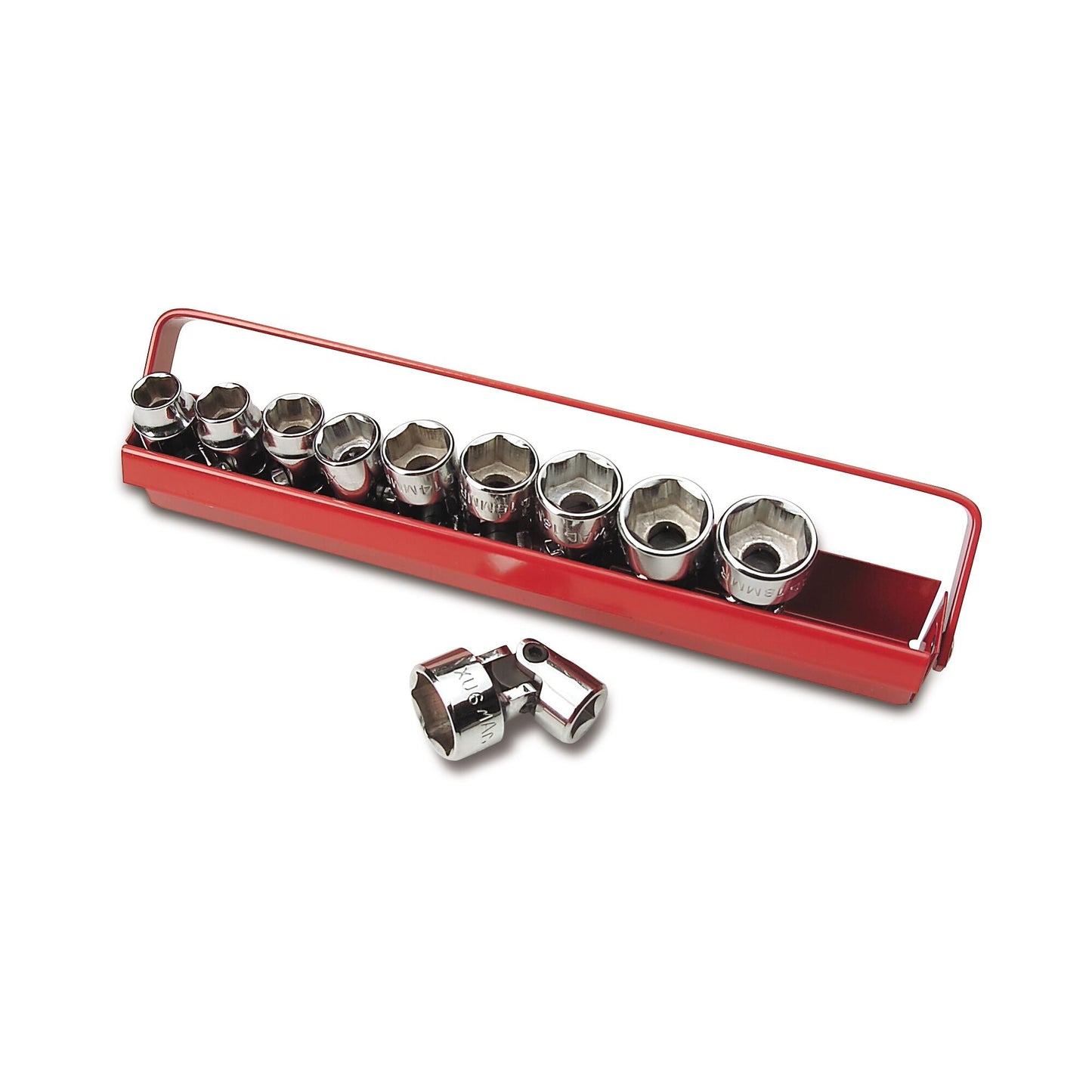 10-PC. Jeu de douilles universelles métriques à prise 3/8" - 6-PT.