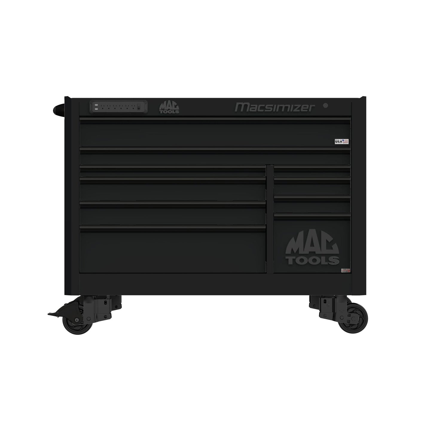 Macsimizer® 10-Drawer Workstation - Flat Black