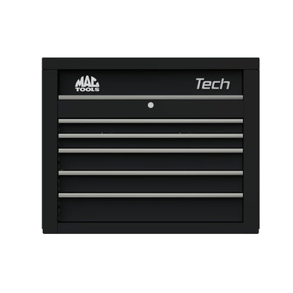 Tech™ Series 5-Drawer Top Chest - Flat Black