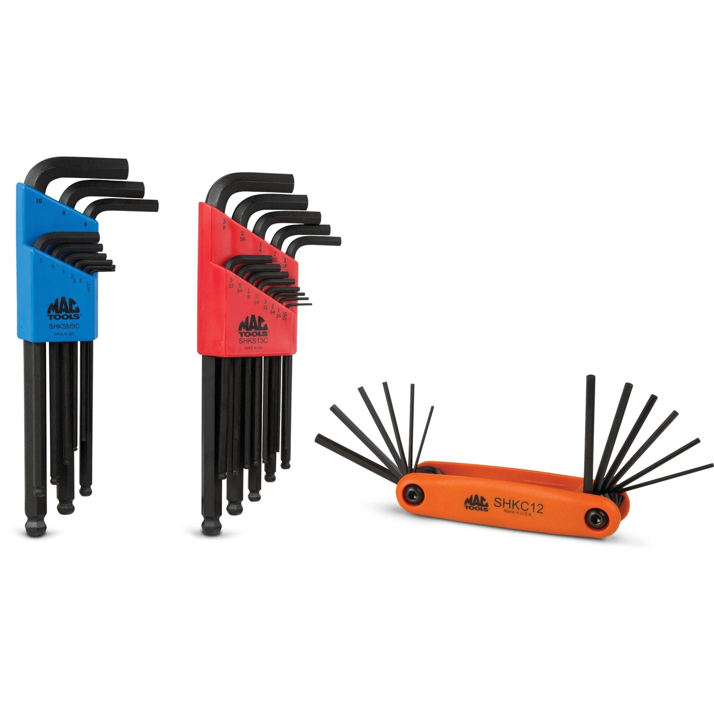 34-PC. Clé en L hexagonale SAE/métrique et jeu de clés pliantes