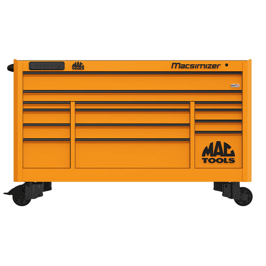 Macsimizer® 14-Drawer Workstation - Fireball Orange