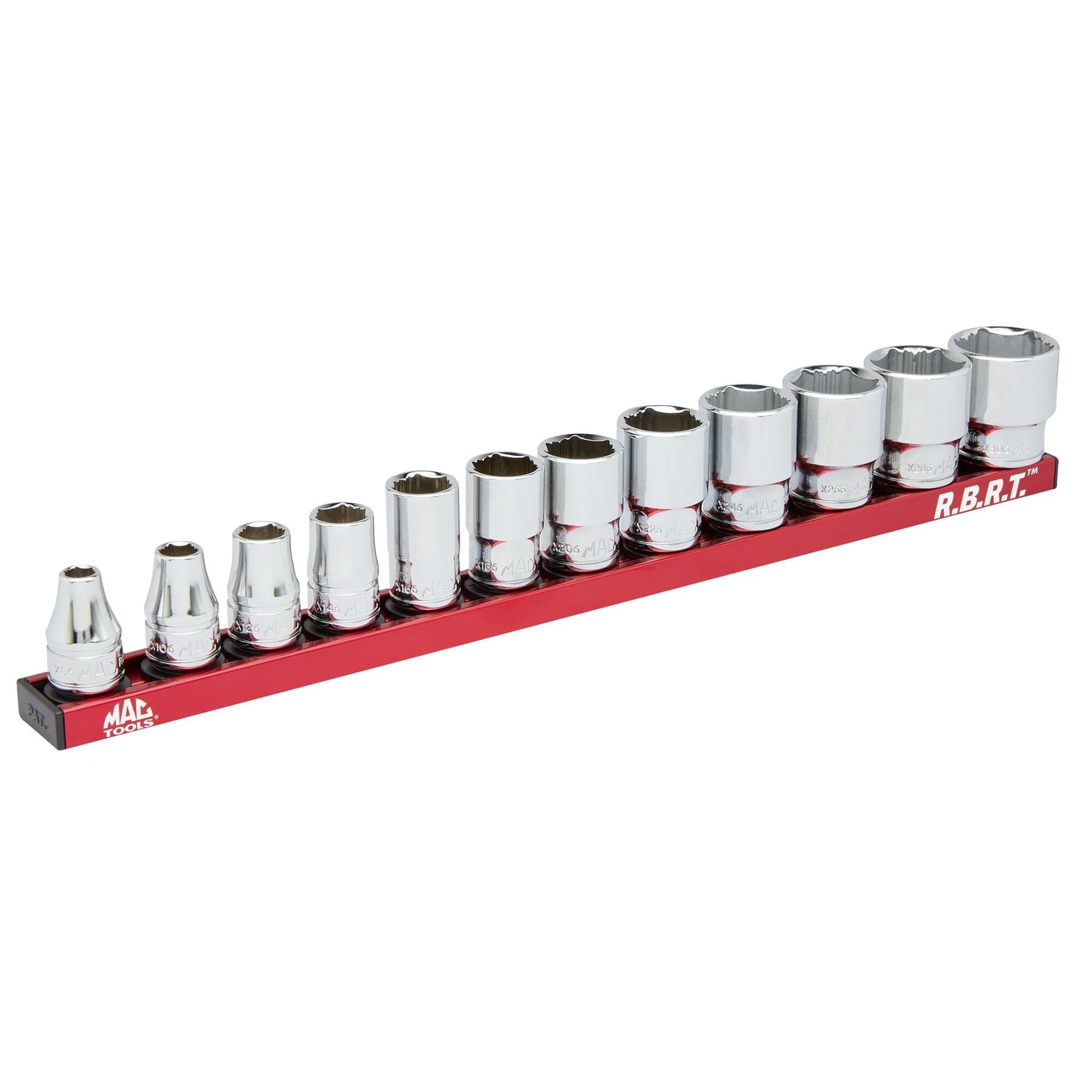 12-PC. 3/8" Drive Standard SAE R.B.R.T.™ Socket Set