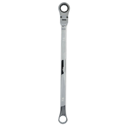 7/8" XL Double Box Flex Head Ratcheting Wrench - 12-PT.