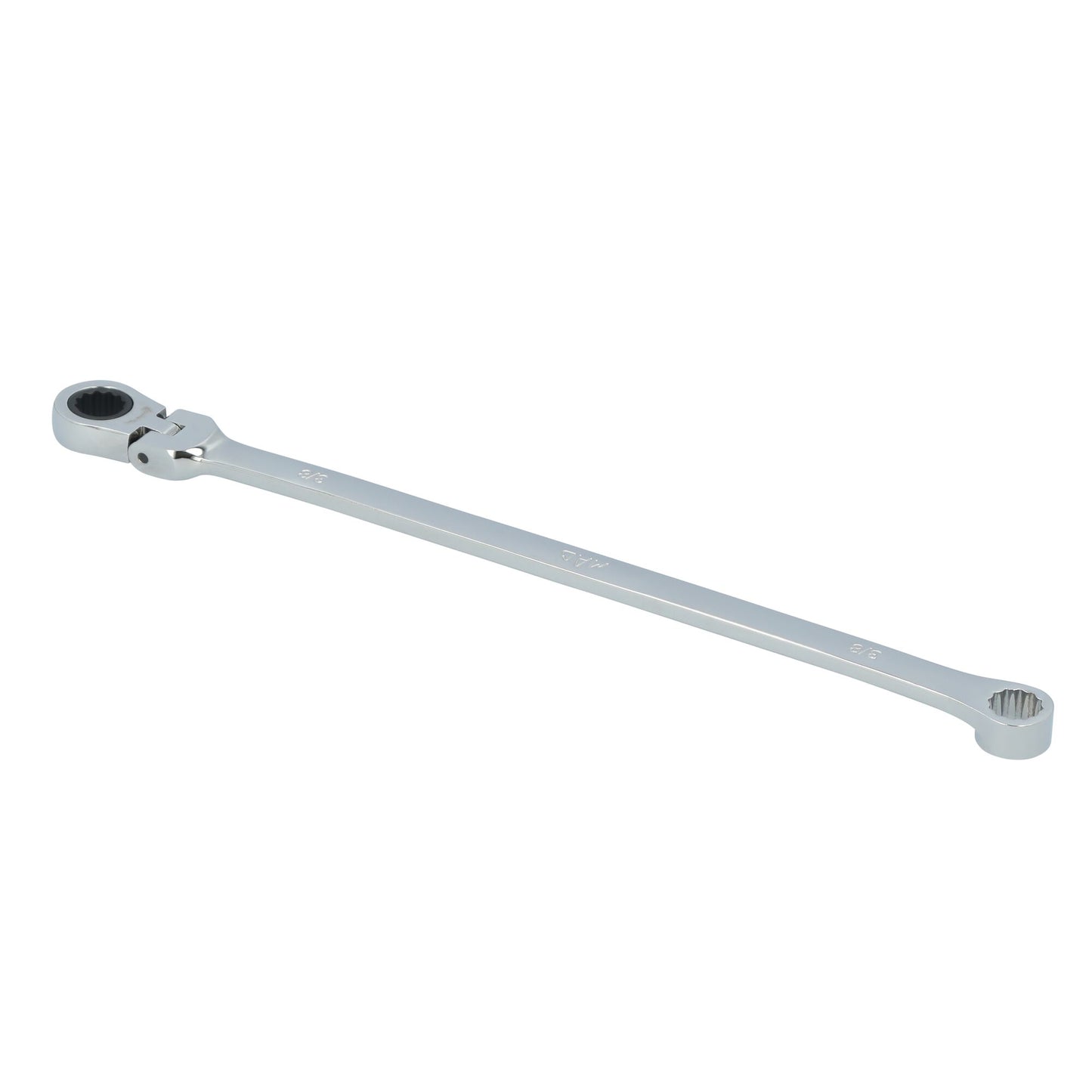 3/8" XL Double Box Flex Head Ratcheting Wrench - 12 pt.
