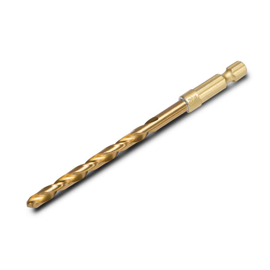 Titanium-Nitride Coated Quick-Disconnect Drill Bit
