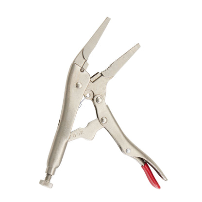 6" Long Nose Trigger Release Locking Pliers - Red