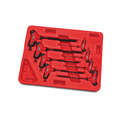 8-PC. Bi-Material T-Handle Hex Key Set