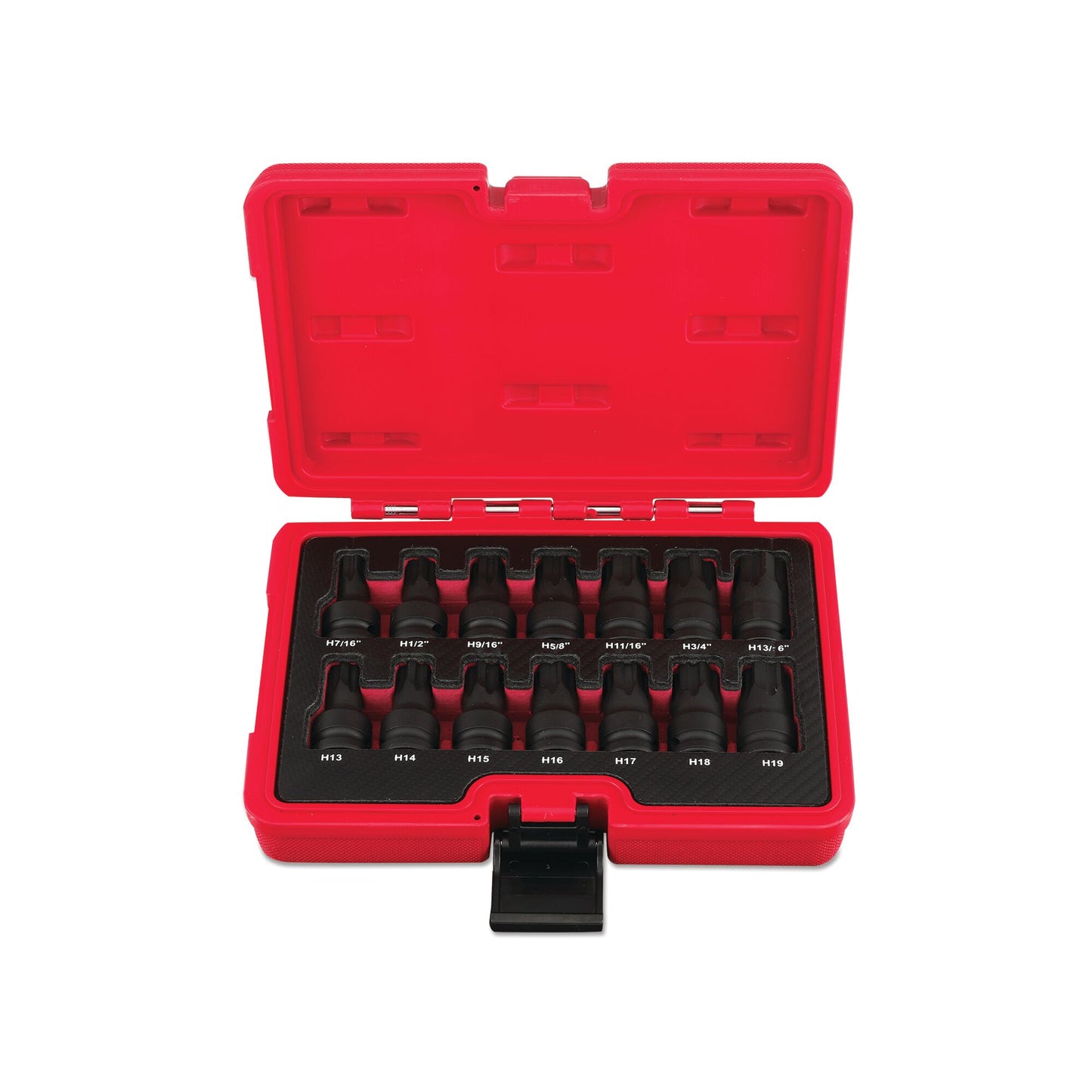 14-PC. Tournevis hexagonaux à impact métrique/SAE RBRT à entraînement 1/2"